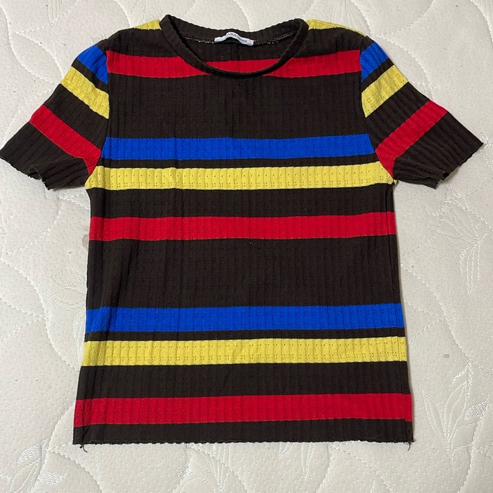 Zara stripe top